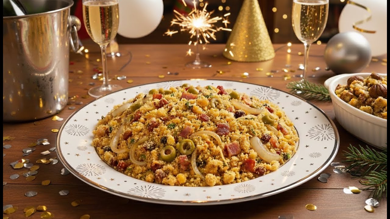 Farofa Caprichada do Panelinha | Bacon, Cebola, Azeitona e Uva Passa