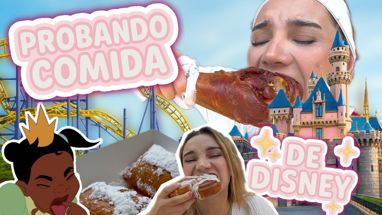 PROBANDO TODA la COMIDA de DISNEY&nbsp;WORLD