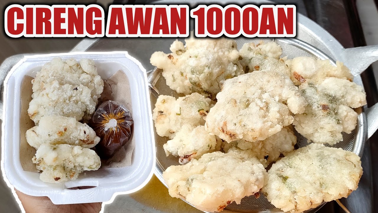 SUPER LEMBUT DAN RENYAH!! BEGINI CARA BUAT CIRENG NO ALOT, NO RIBET || JAJANAN KEKINIAN 1000AN