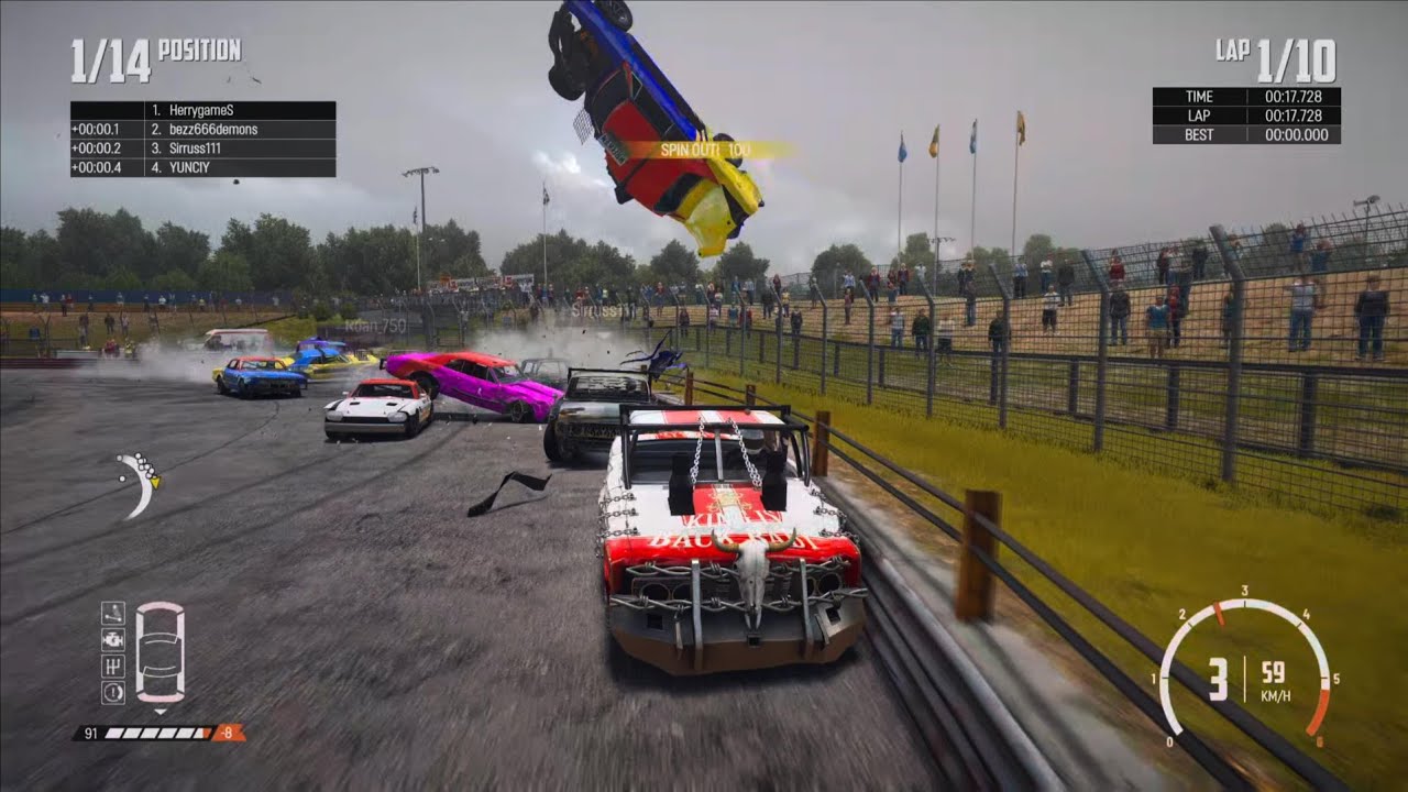 Wreckfest CRASH Compilation Oval Edition! #8