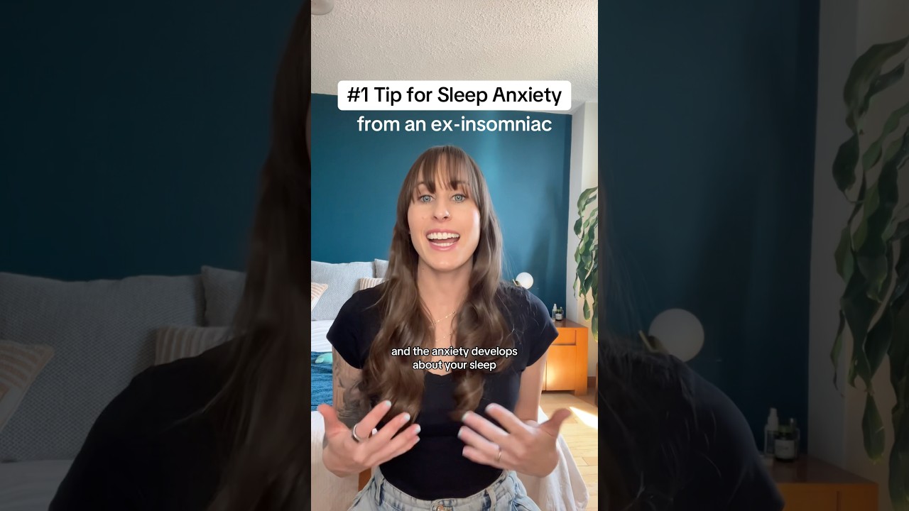 do this if you have sleep anxiety or worry about insomnia 😴 #sleep #anxiety #insomnia #shorts