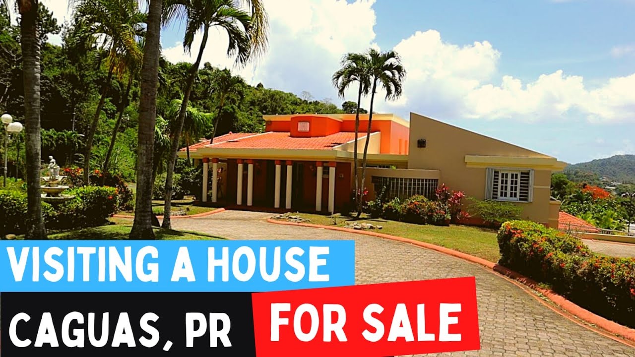 Visité mansión con piscina a la venta en Caguas PR cerca del expreso