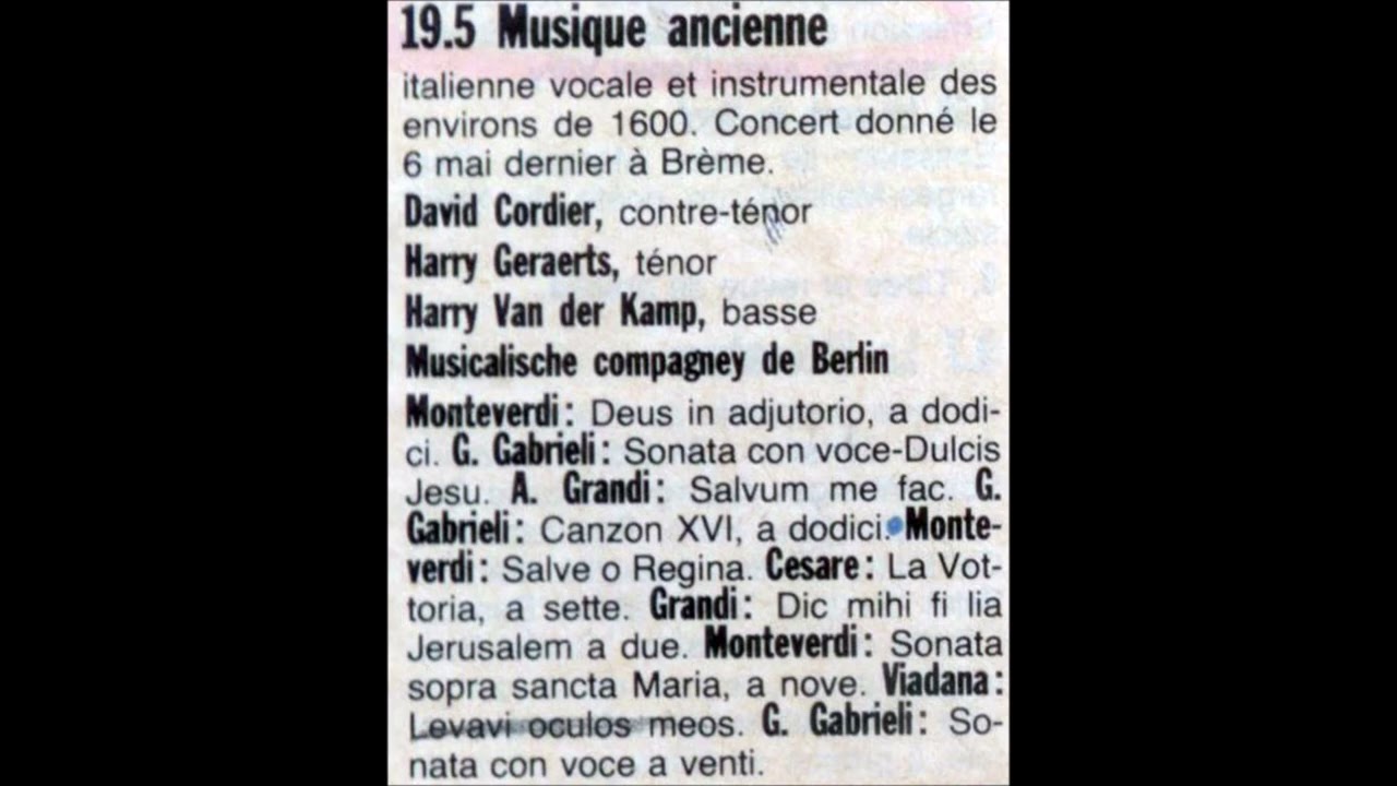 Musique ancienne