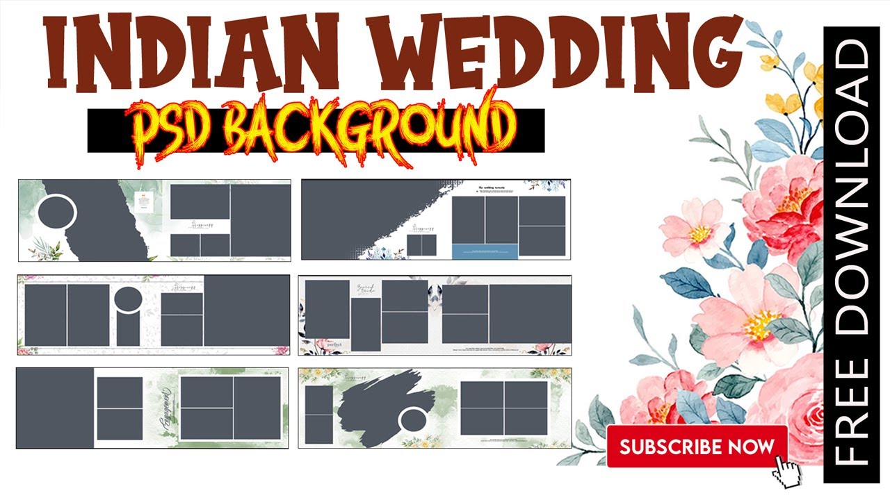 INDIAN WEDDING PSD BACKGROUND