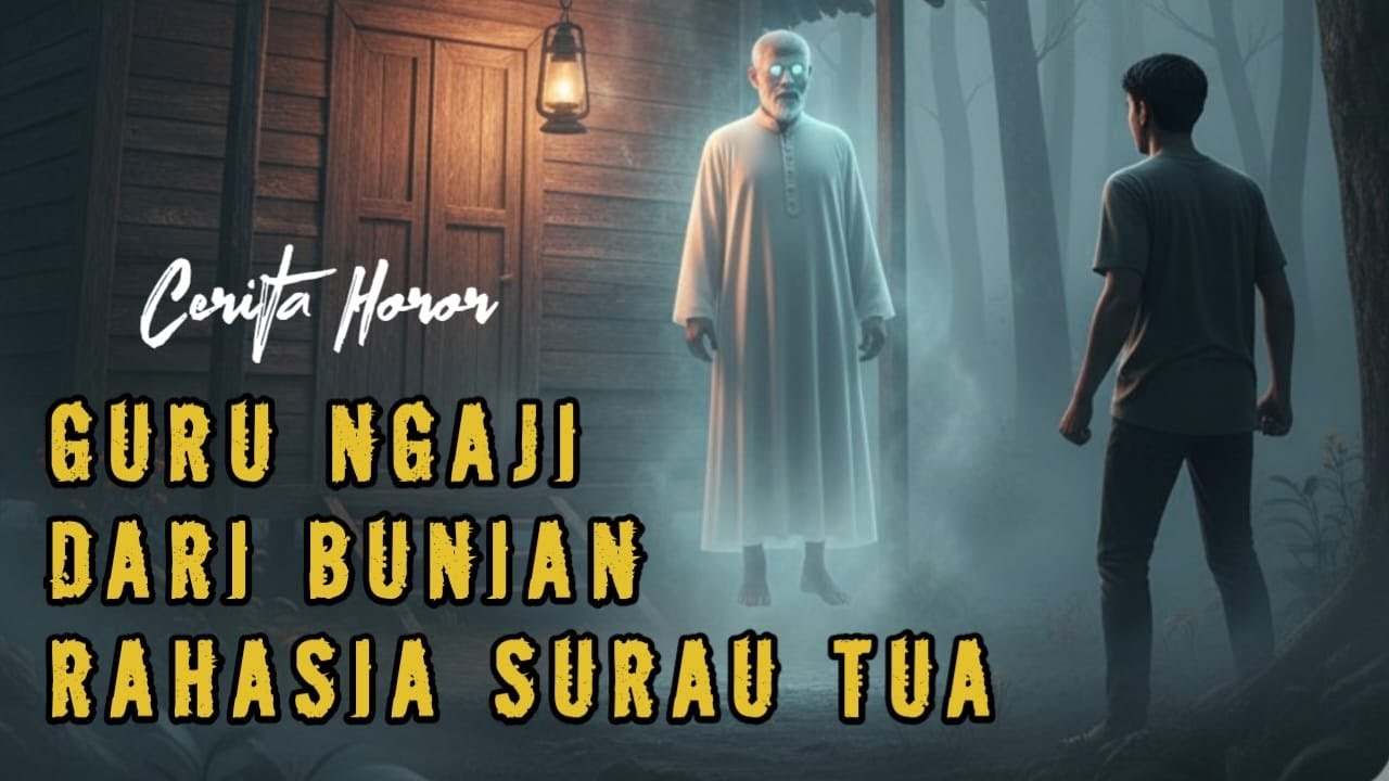 “😱 SOSOK GURU NGAJI DARI BUNIAN MUNCUL DI SURAU TUA 🕯️👻”