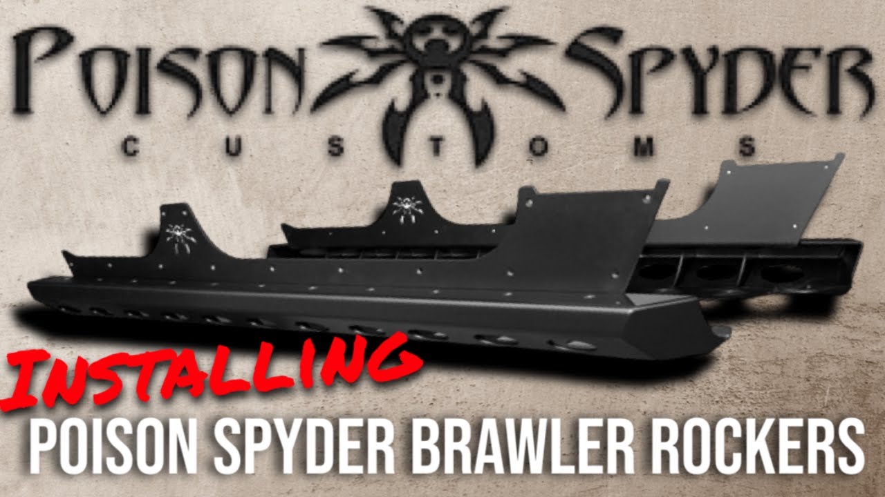Installing The Poison Spyder Brawler Rockers On A Jeep Wrangler JKU