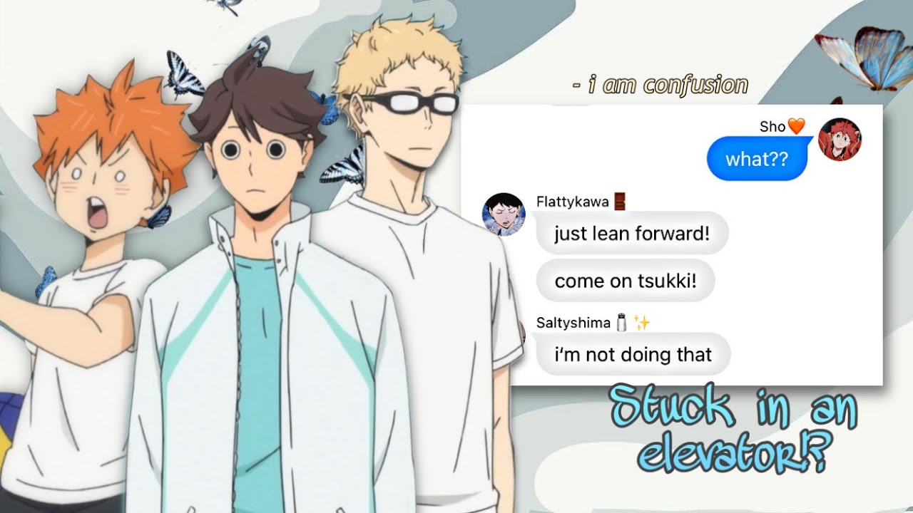 Oikawa, Hinata and Tsukishima stuck in an elevator!?|Feat. Karasuno|Bakashimaa|Kardashians spoof