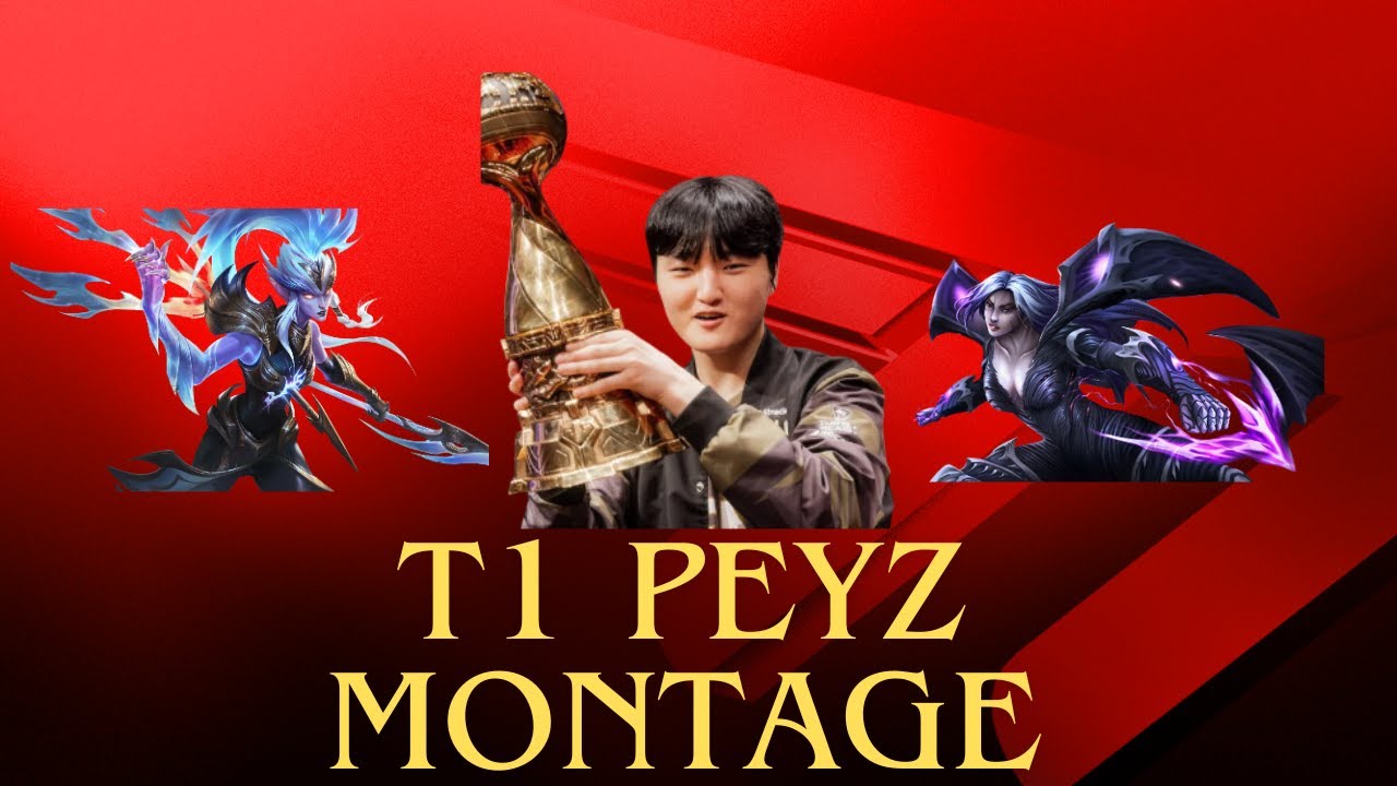 PEYZ Montage | New Record Pentakill | NEW T1 ADC Plays !