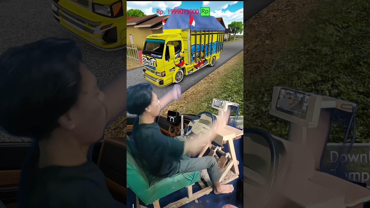 kasih paham mbah gufron di es truck sim paidi #estrucksimulatorid