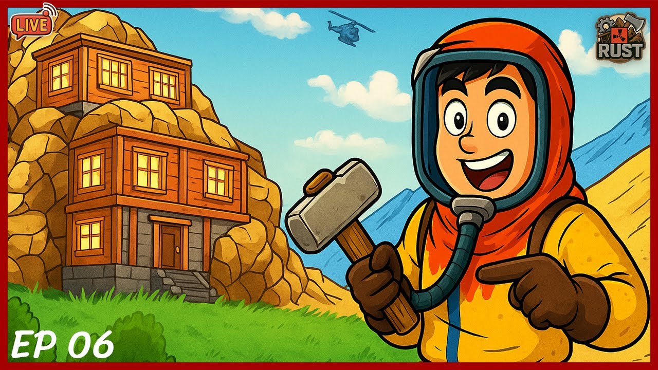LIVE - ผมอยากสร้างบ้านในก้อนหิน - RUST X1 Thursday wipes #rustไทย