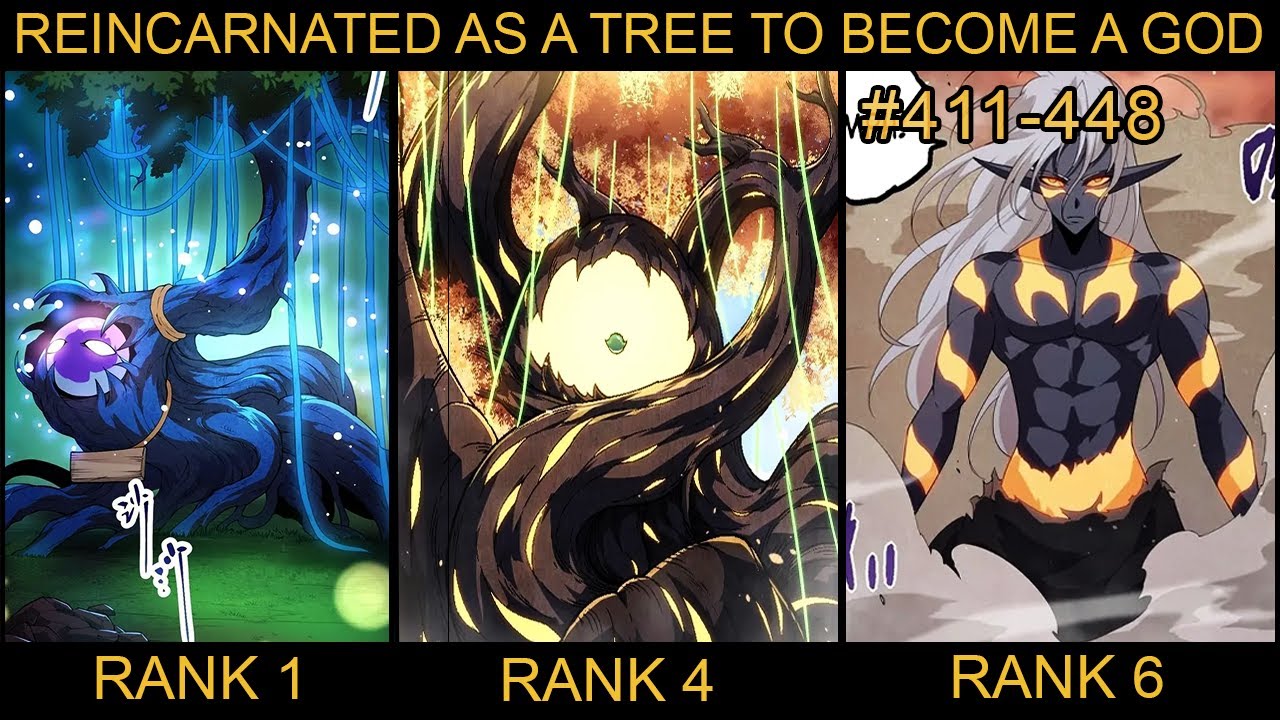 [411-448] ISEKAID AS A TREE AND BECAME THE STRONGEST | EVOLUTION FROM A TREE