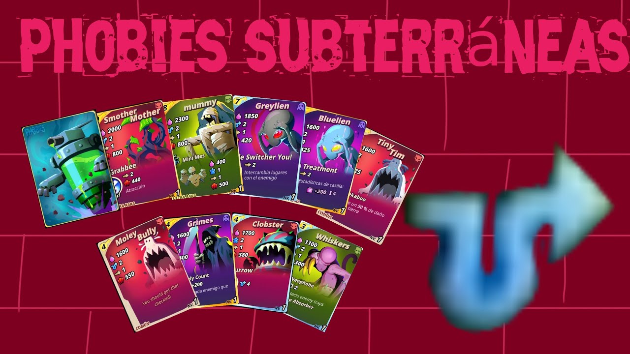 TOP DE PHOBIES SUBTERRANEAS #phobies #phobia #juegos #entretenimiento #video #suscribense 