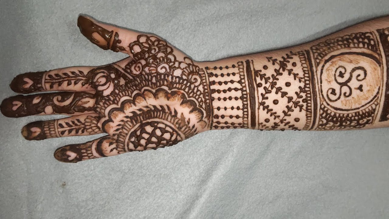 Bridal Mehndi Full Hand Design  tutorial..step by step