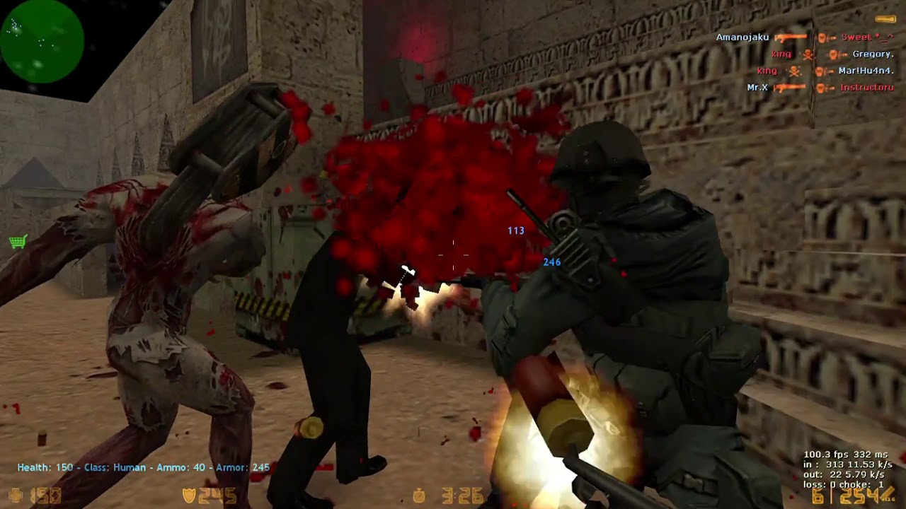 Counter Strike 1.6 - Zombie Plague 6.2 [#26] | 500+ AMMOS