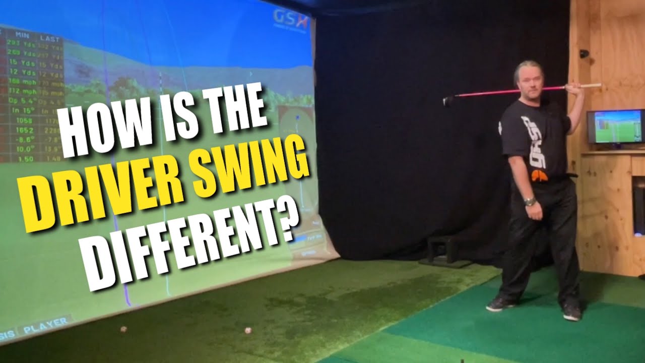 How is the driver swing different?