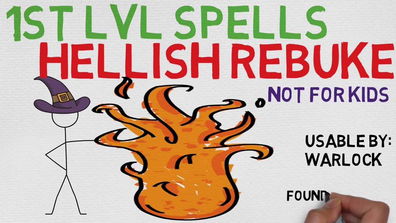 1st Level Spell #44: Hellish Rebuke (5E)