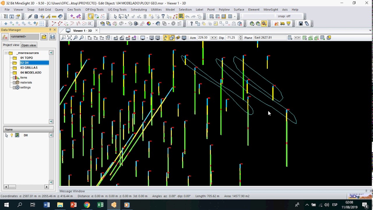 05 MODELAMIENTO GEOLOGICO EN MINESIGHT