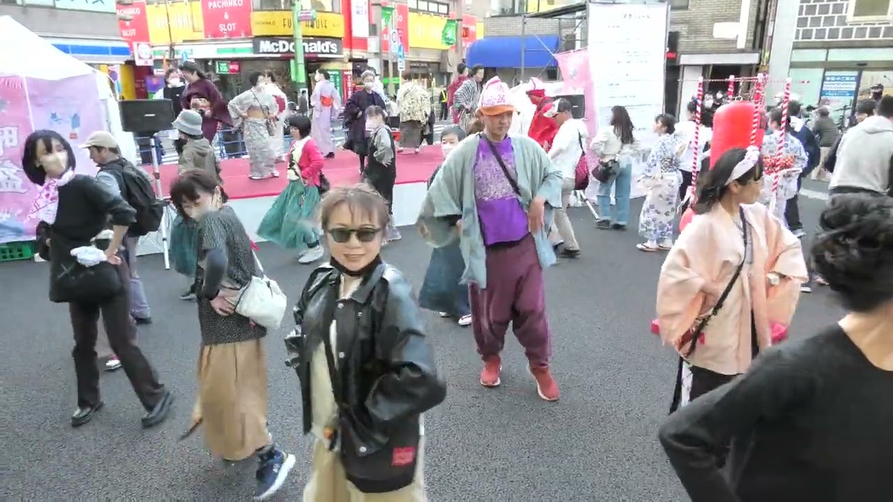 【大阪ラプソディー】　街とつながる戸越公園Party「みんなで踊ろう！盆踊りタイム」11　2026年2月28日　戸越公園駅駅前