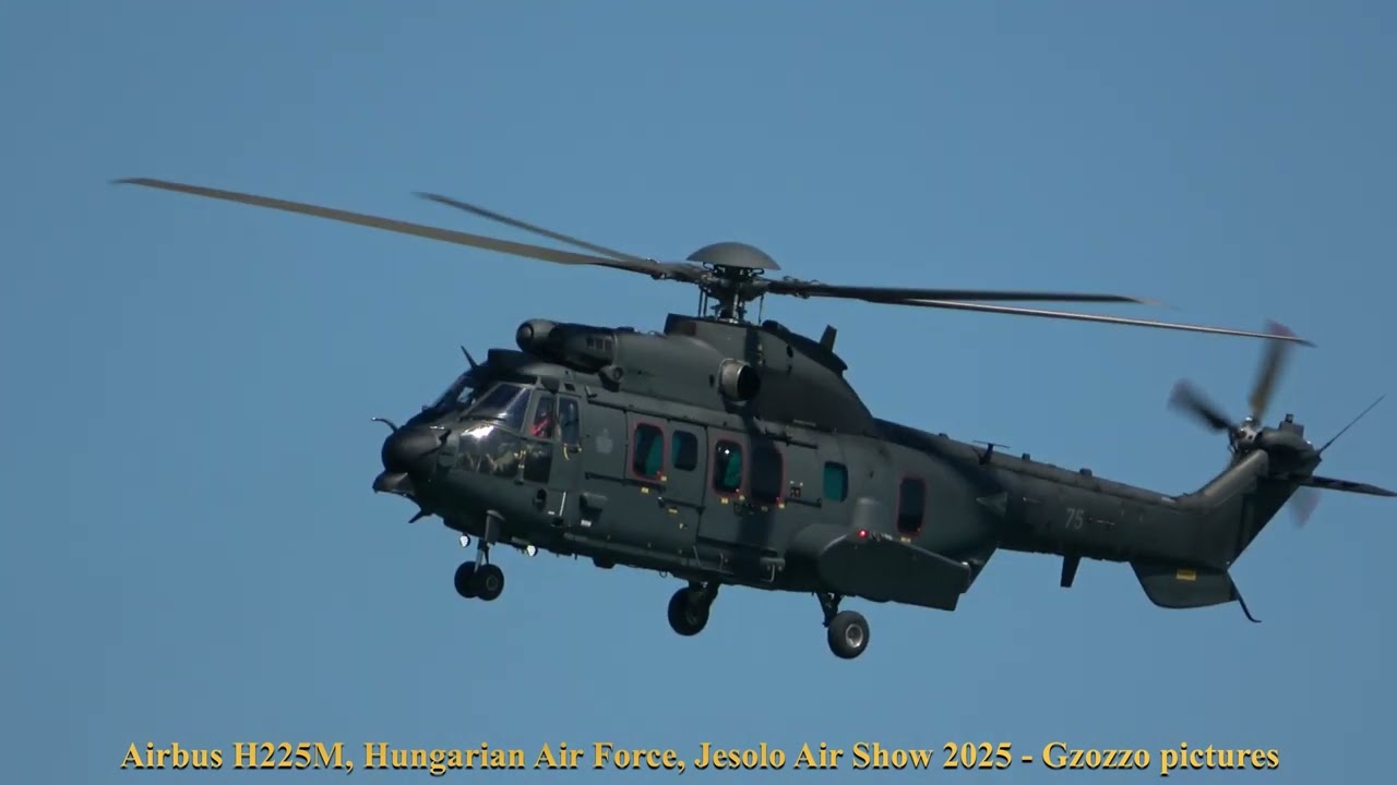 Airbus H225M, Hungarian Air Force, Jesolo Air Show 2025, Italy
