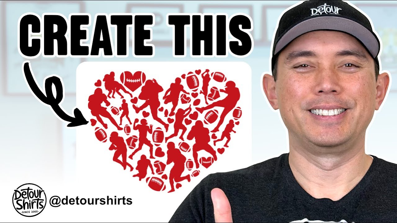 Design Tutorial: Graphics in A Heart Design Design for Print on Demand