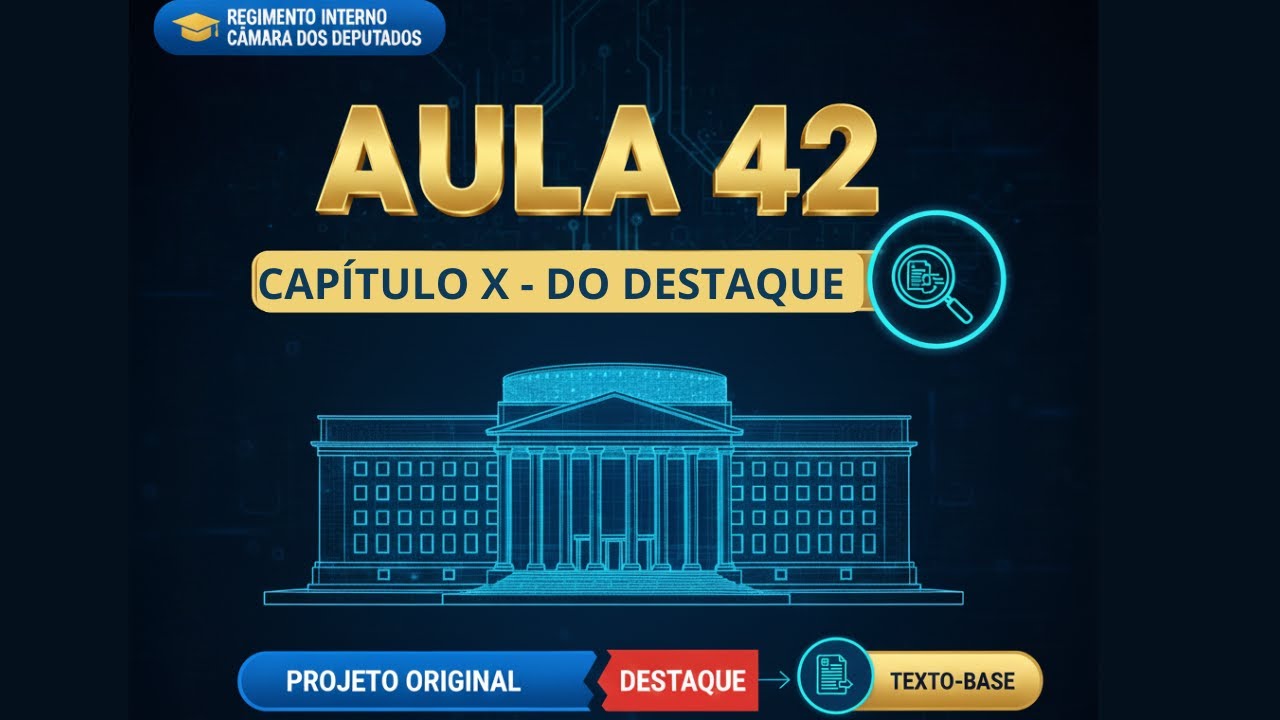 REGIMENTO INTERNO CÂMARA DOS DEPUTADOS | AULA 42: O QUE É DESTAQUE E COMO FUNCIONA A VOTAÇÃO?