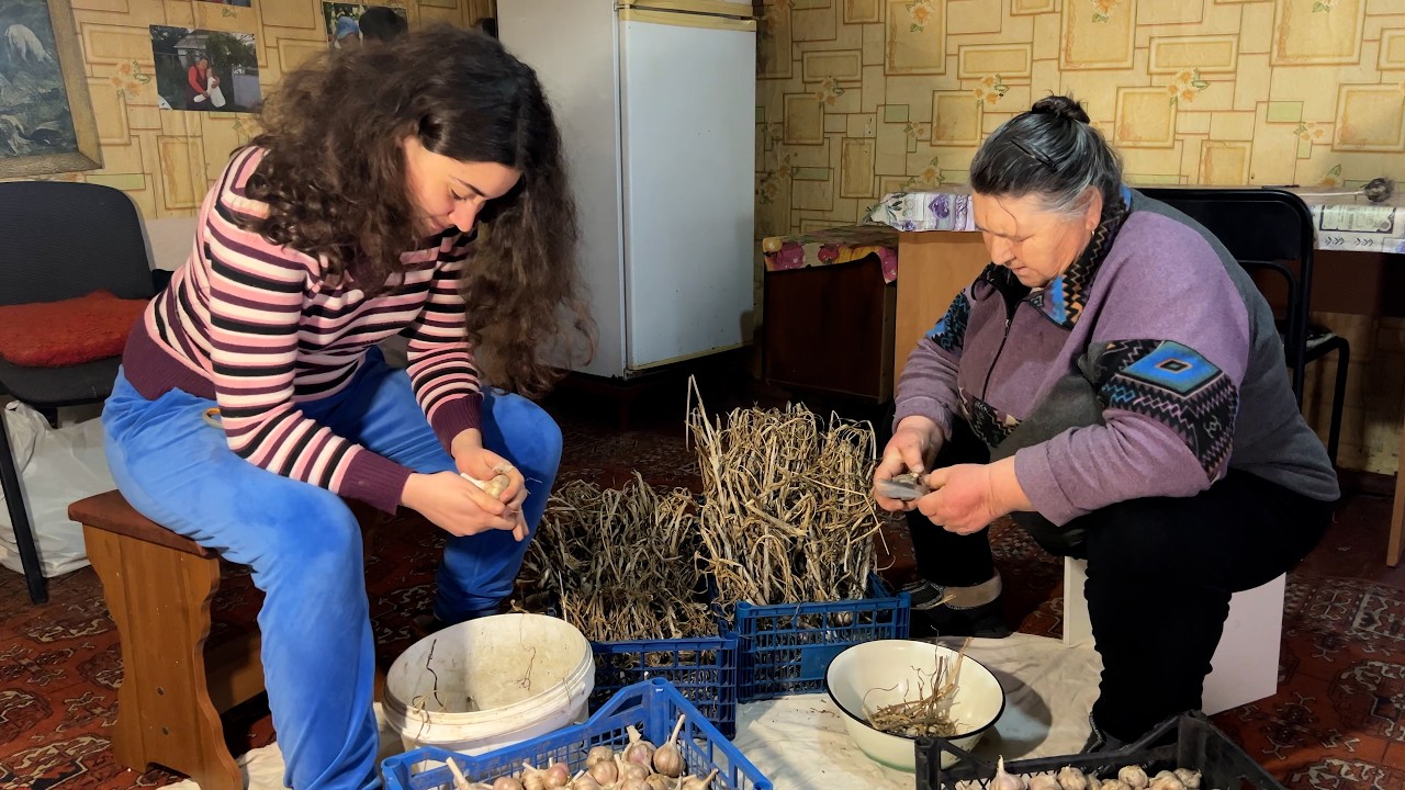 Selling Our Harvest at the Village Market 🌾🧺 | Cozy Village Life with Grandma 👩&zwj;🦳🌿