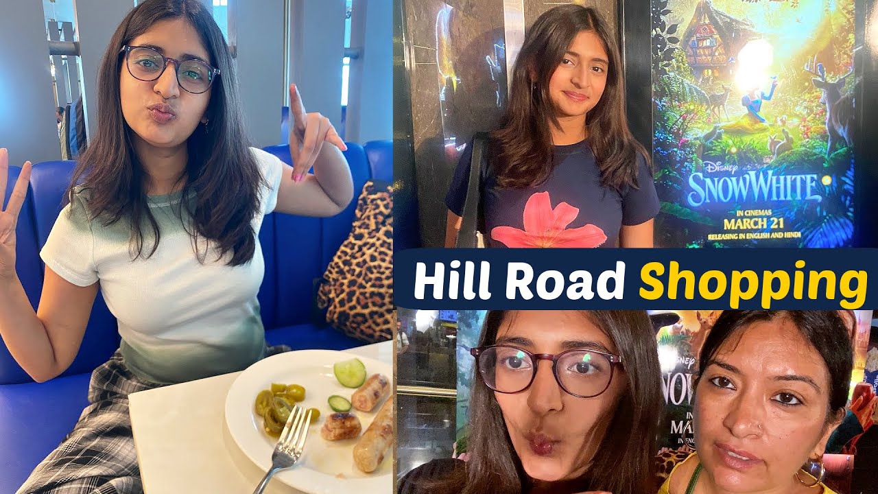 Snow White Screening in Mumbai and Hill Road Shopping | MyMissAnand Family Vlogs #shorts
