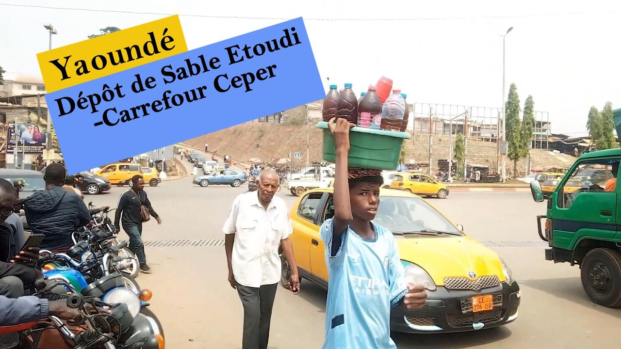 Je visite les quartiers populaires de Yaoundé : entre Depot de sable Etoudi à Carrefour Ceper ! 🇨🇲