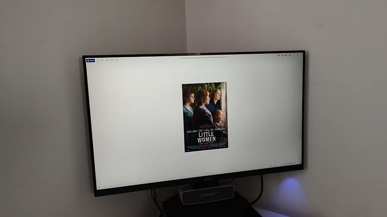 Monitor LED Acer SH322QU 31.5 2k 2560x1440 75Hz IPS(ADS BOE) 1000:1 1ms test movie, brightness 10%