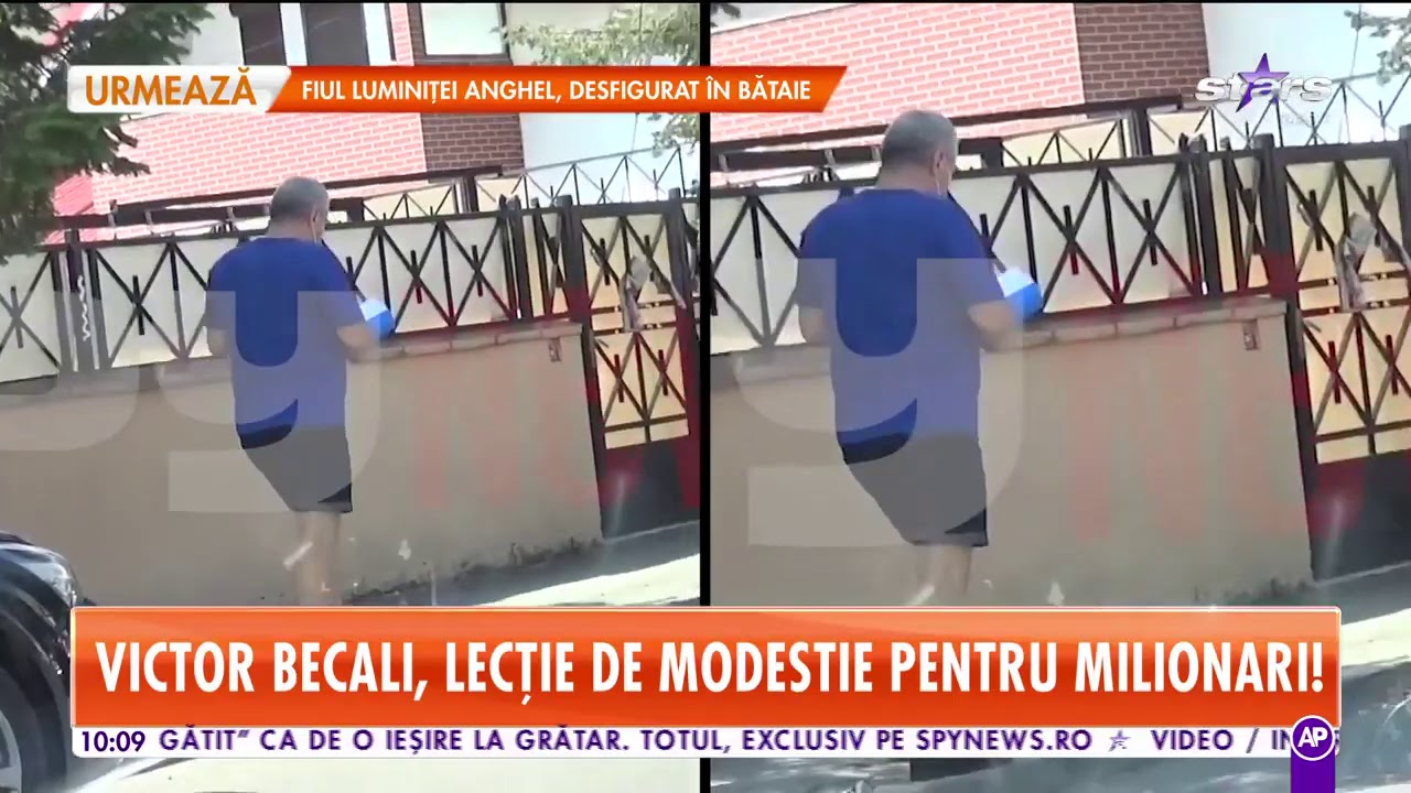 Victor Becali, lecție de modestie pentru milionari