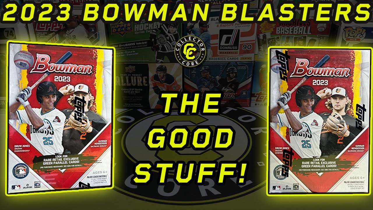 More Colour & Numbered Cards! Two 2023 Bowman Blaster Boxes!