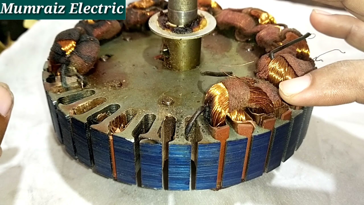 Millet Fan 40 Slots original copper winding data / How to rewind 40 Slots Fan with original data