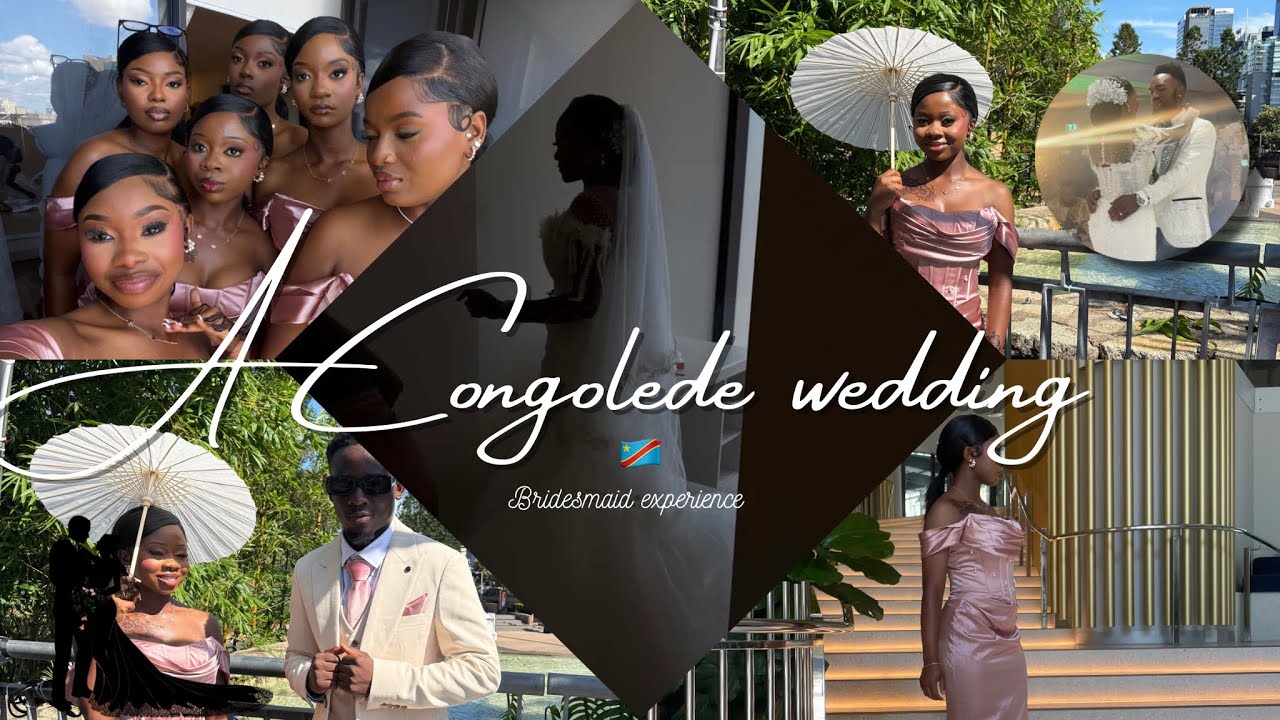 Inside a Congolese wedding weekend 🇨🇩 | bridesmaid experience 
