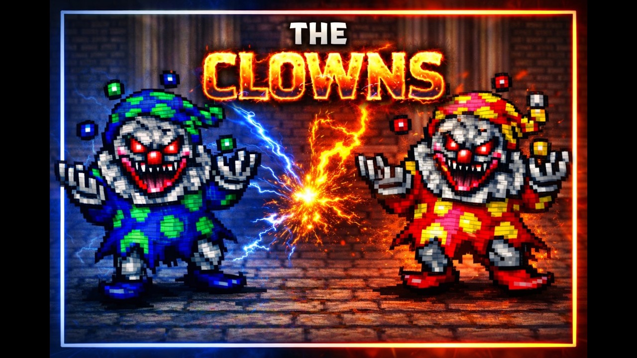 Lufia II Gameplay - Boss Battle: Pierre and Daniele the Clowns
