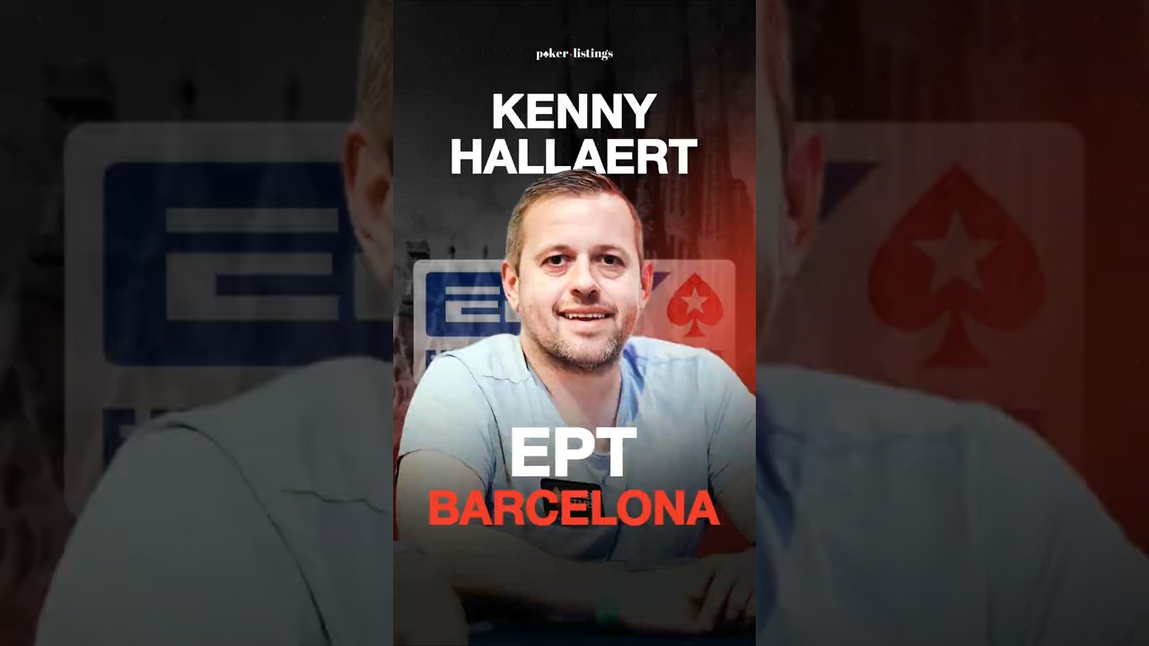 Kenny Hallaert at EPT Barcelona 2025! #eptbarcelona