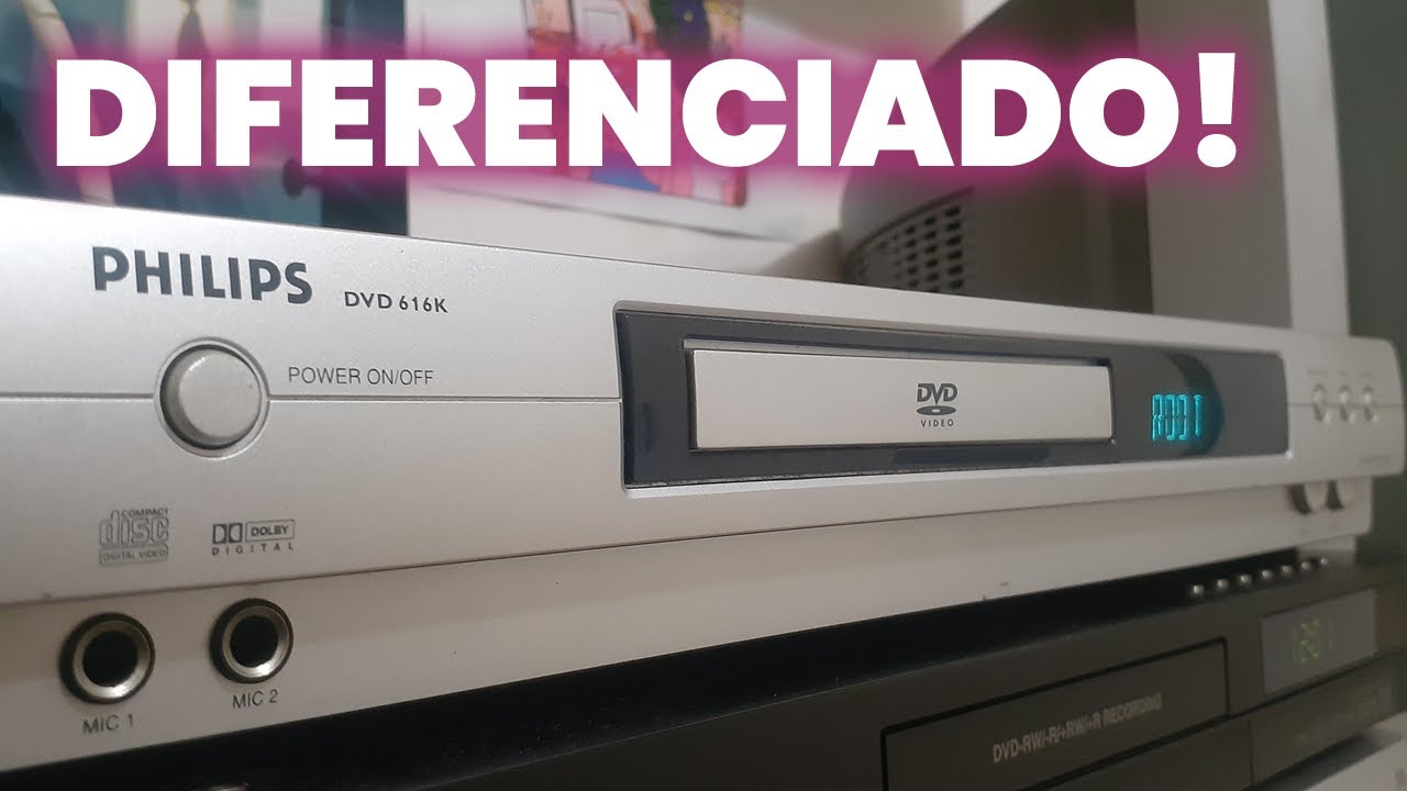 DVD Player Philips 616K: se liga nos DIFERENCIAIS deste aparelho