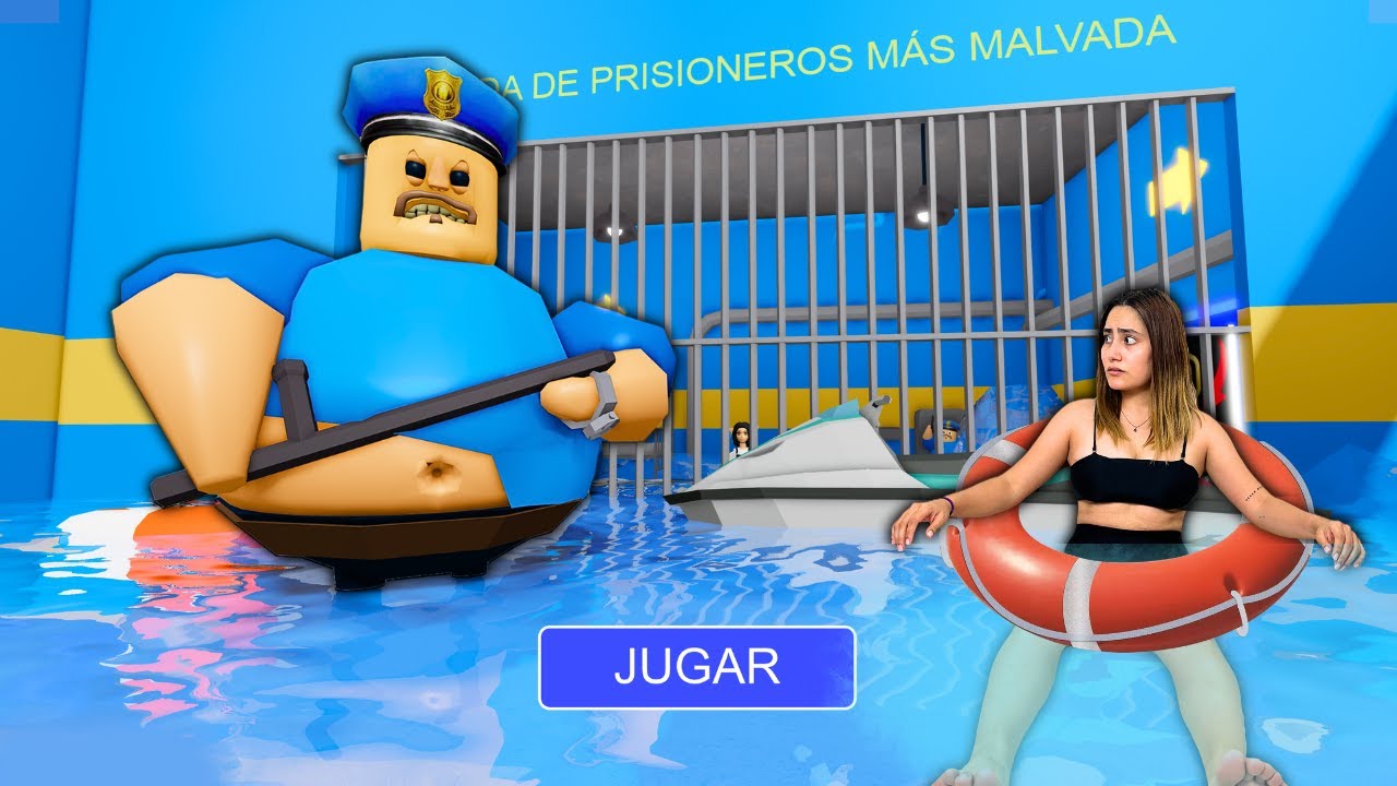 Se Inunda La Prisi&oacute;n De Barry en Roblox |Andie