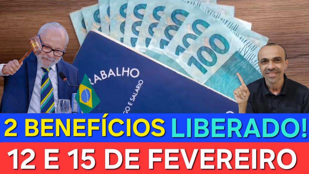 BOLSA FAMÍLIA: 2 BENEFICIÁRIOS LIBERADO EM 12 E 15 DE FEVEREIRO