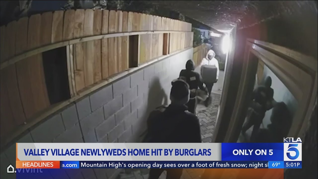 Valley Village home hit by trio of burglars