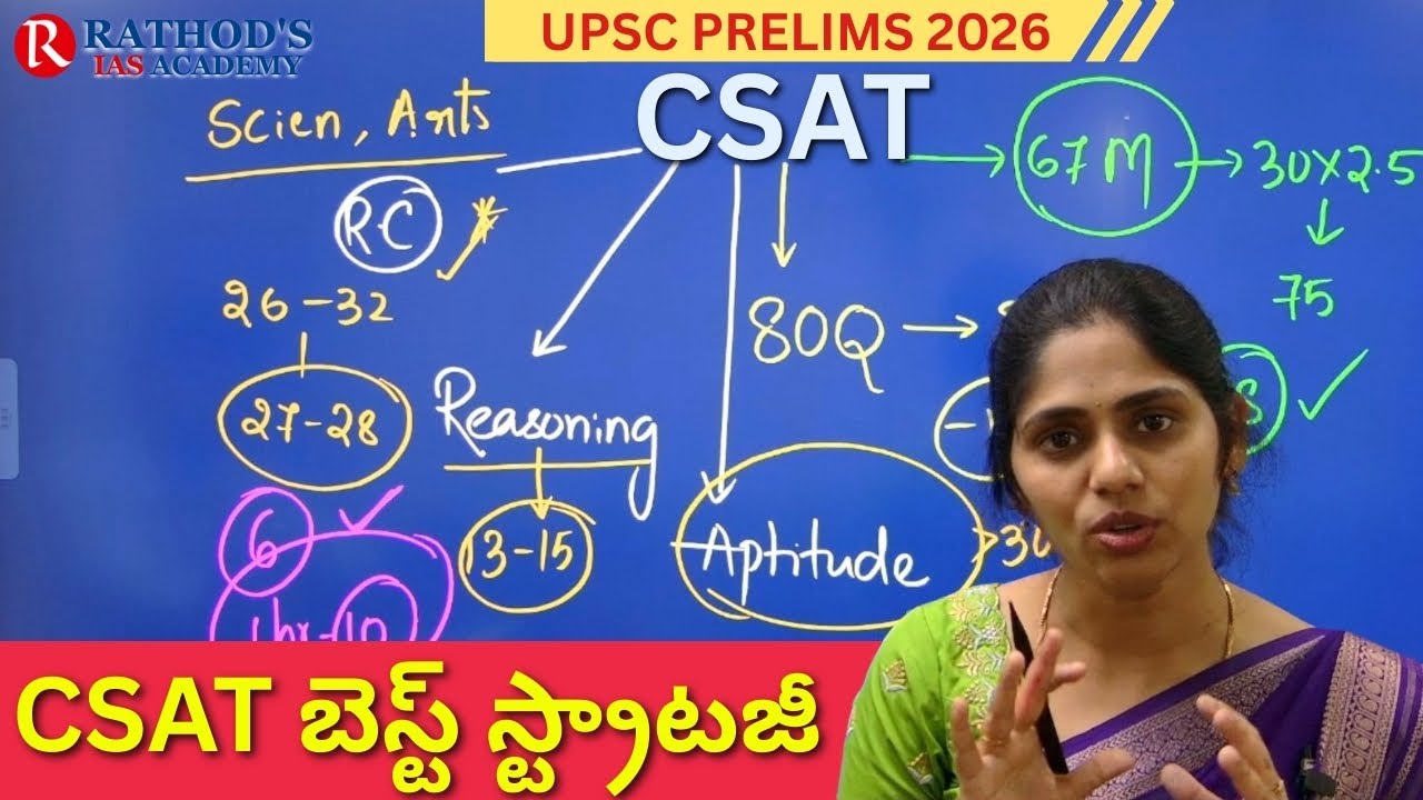 CSAT Complete Preparation–Step by Step Guide | Best CSAT Strategy 2026 | Rathod's IAS Academy |UPSC