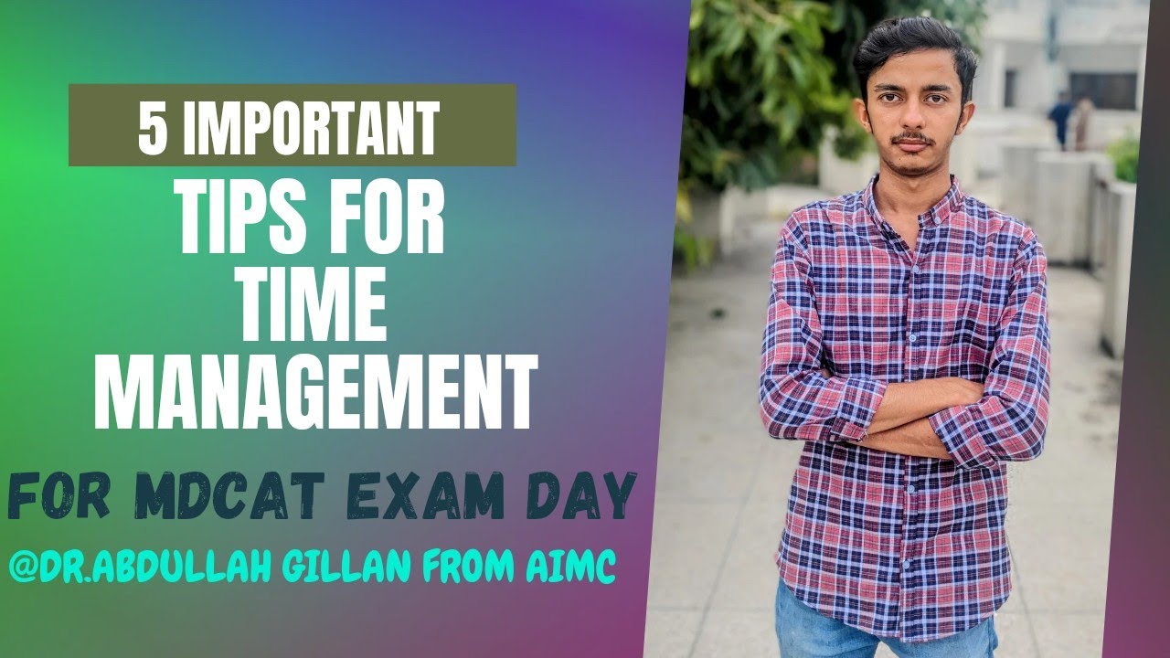 5 time management tips on mdcat exam day || mdcat 2023 preparation