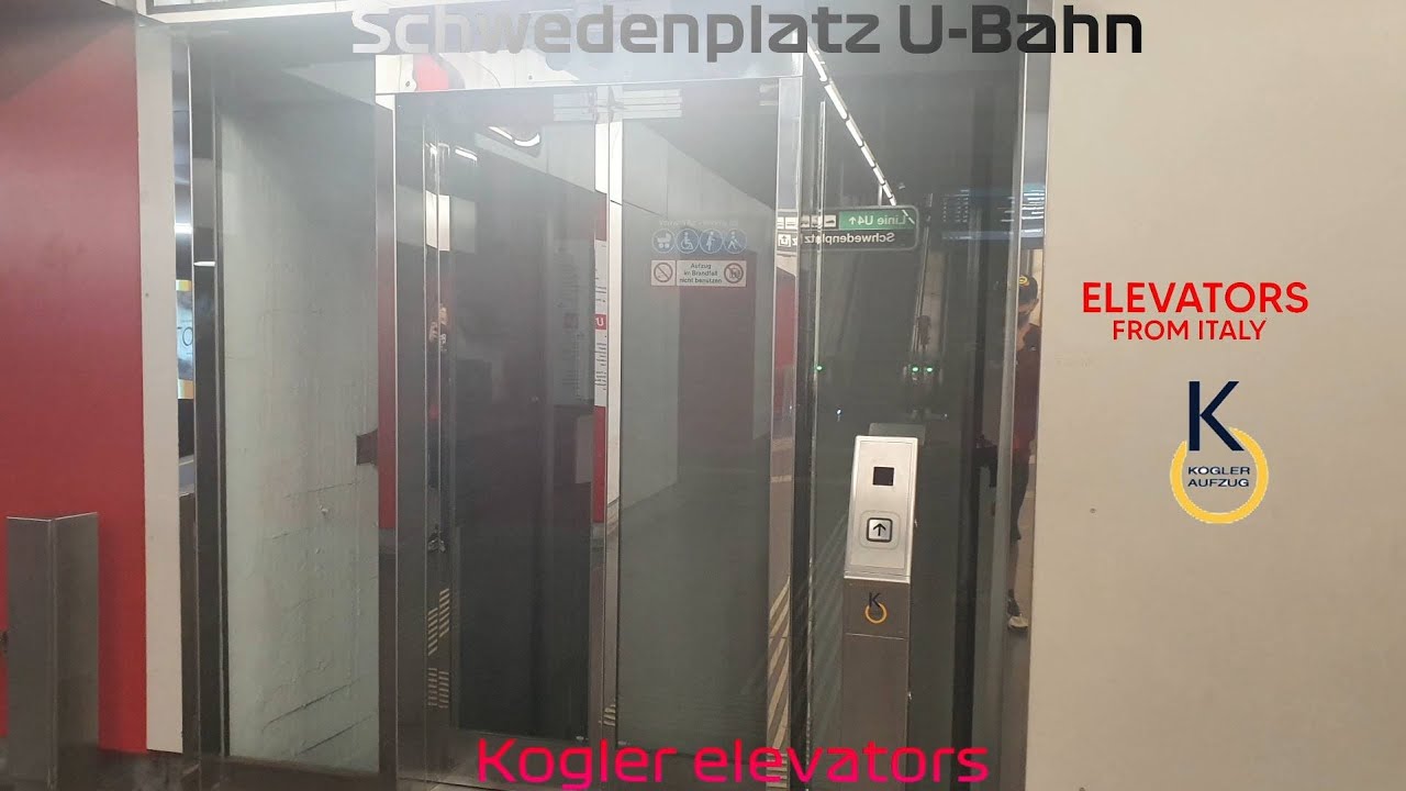 2 Scenic 2020 Kogler traction elevators@Schwedenplatz U-Bahn Station, Vienna, Austria
