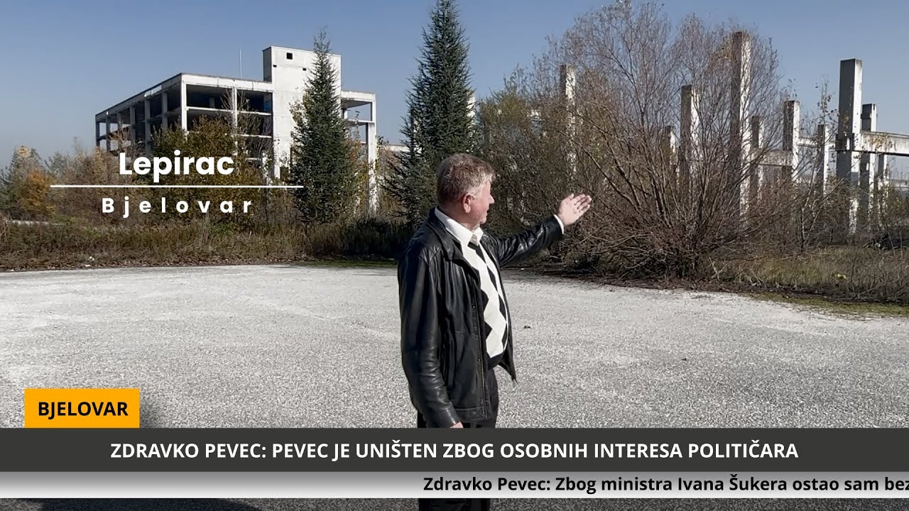 Zdravko Pevec: Tvrtka Pevec je uni&scaron;tena zbog osobnih interesa političara