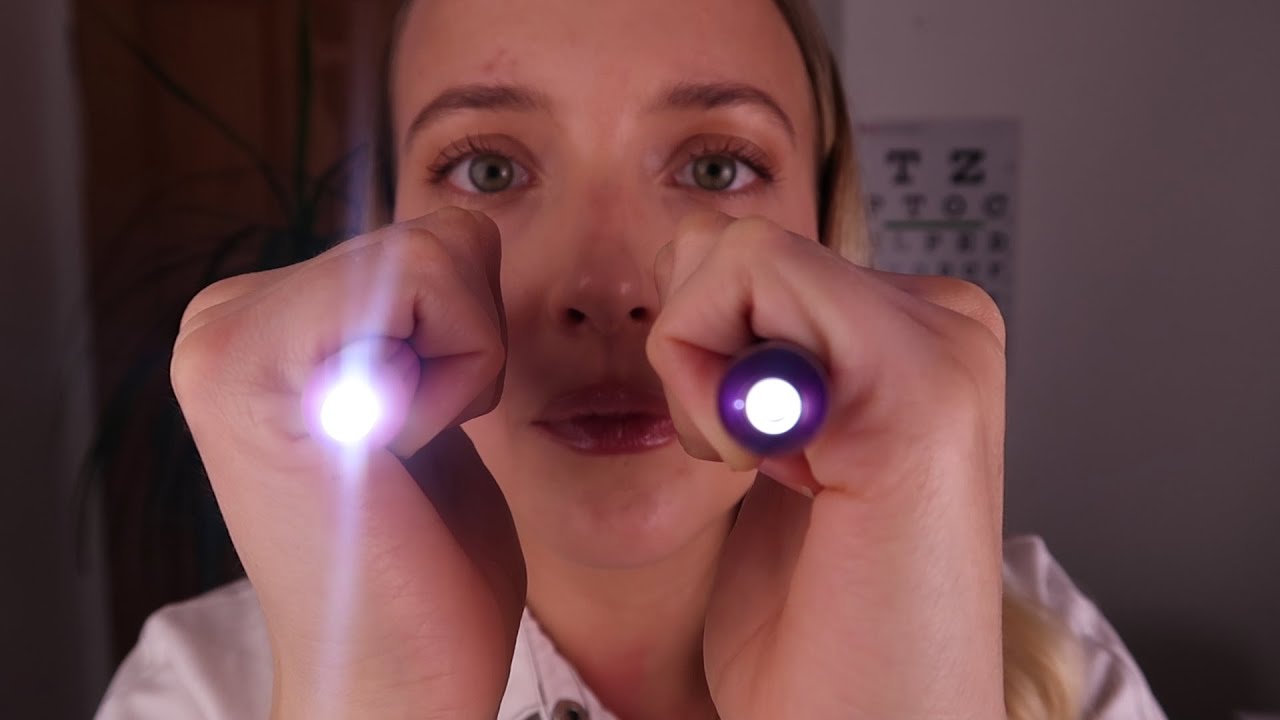 ASMR OPTIC CRANIAL NERVE EXAM (DIM & BRIGHT LIGHT TEST)