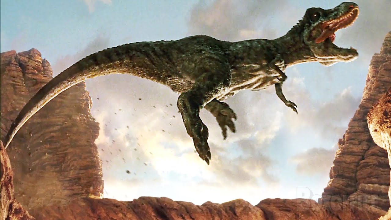 ¡Perseguido por un TONTO T-Rex! | La tierra perdida | Clip en Español