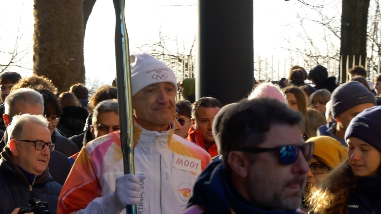 Festa per la fiaccola olimpica a Rivoli