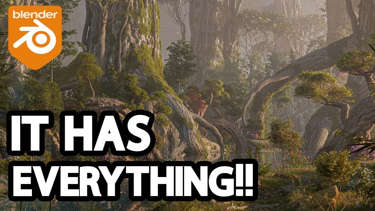 This New Blender Addon Creates All Nature Scenes
