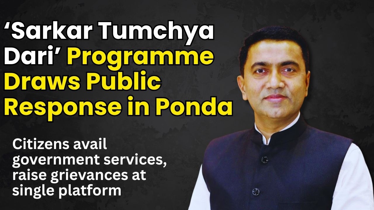 ‘Sarkar Tumchya Dari’ Programme Draws Public Response in Ponda