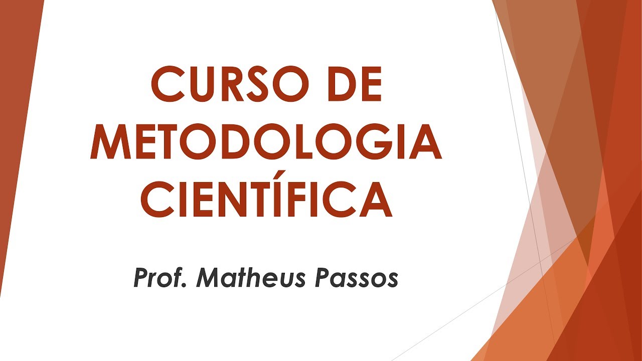 Curso de Metodologia Cient&iacute;fica do Prof. Matheus Passos
