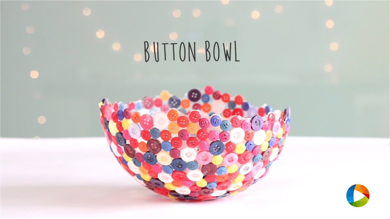 How to make Button Bowl | Do It Yourself | Hobby